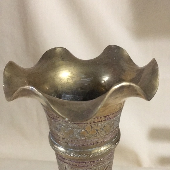 Vintage India Brass Vase - Picture 4 of 4